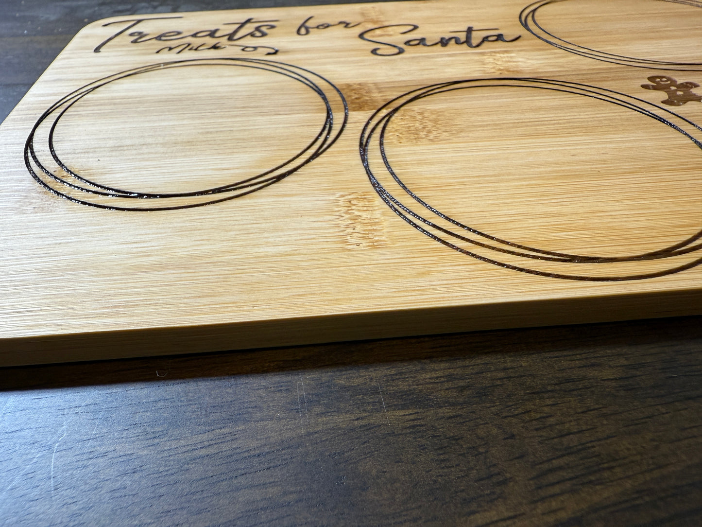 Santa Cookie and Milk Tray