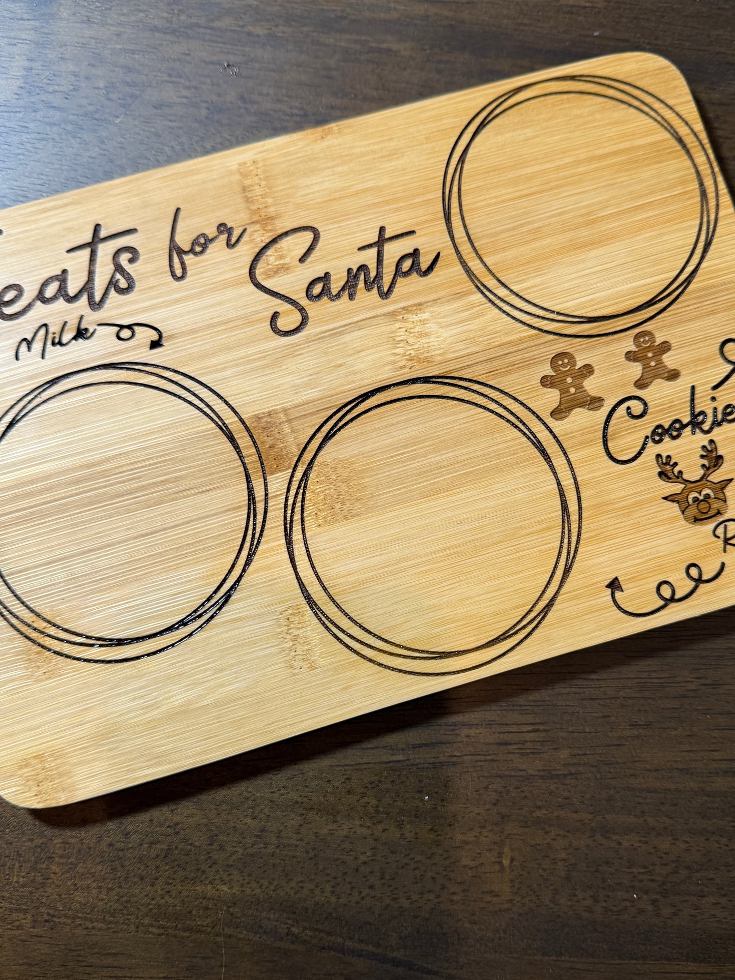 Santa Cookie and Milk Tray