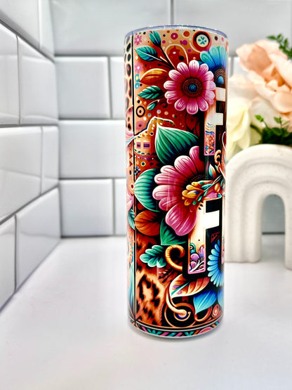 Faith Over Fear 20 oz Stainless Steel Tumbler - Bottle Drinkware vacuuminsulated