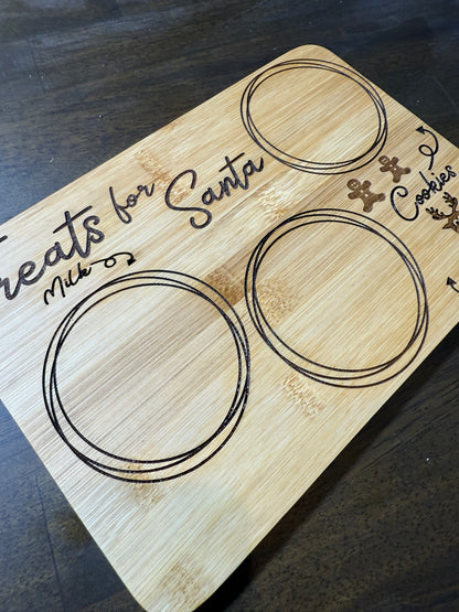 Santa Cookie and Milk Tray