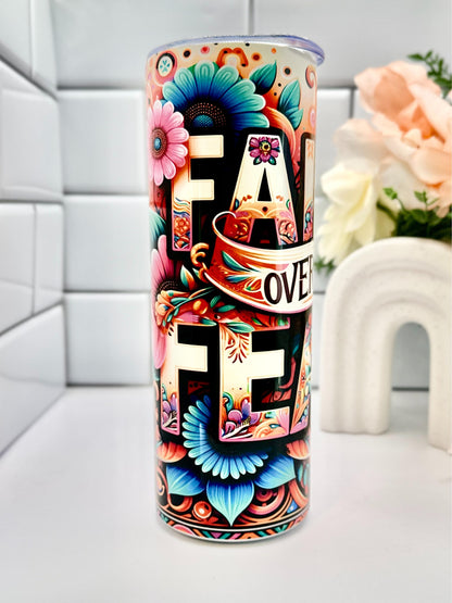 Faith Over Fear 20 oz Stainless Steel Tumbler - Bottle Drinkware vacuuminsulated