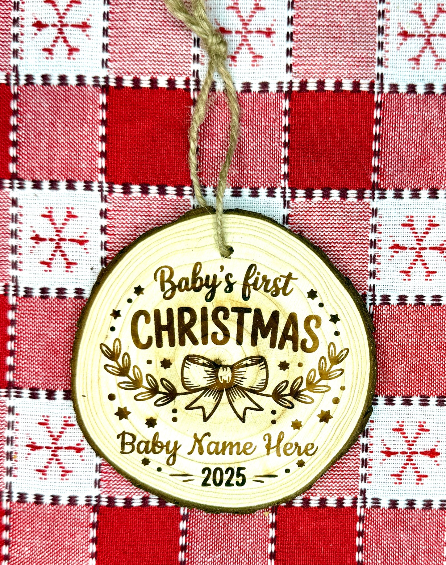 Custom Engraved Christmas Ornaments