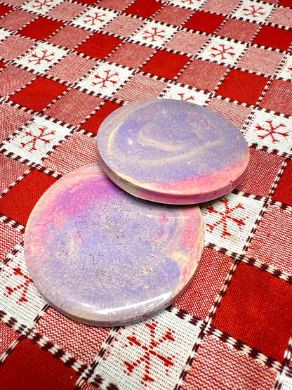 Resin coasters set of 2