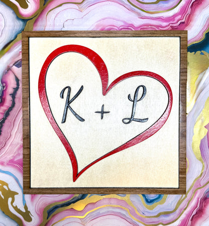 Valentines Day Initial’s Heart Sign