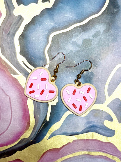 Valentines Day Heart Earrings