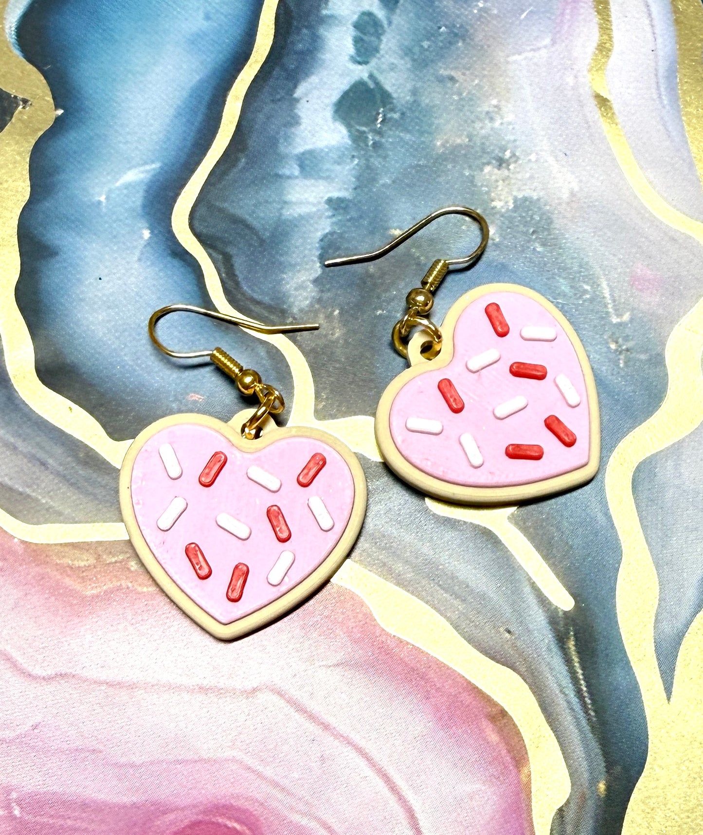 Valentines Day Heart Earrings