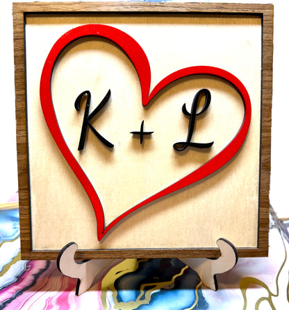 Valentines Day Initial’s Heart Sign