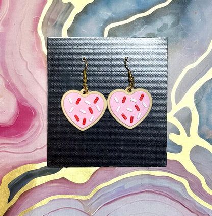 Valentines Day Heart Earrings