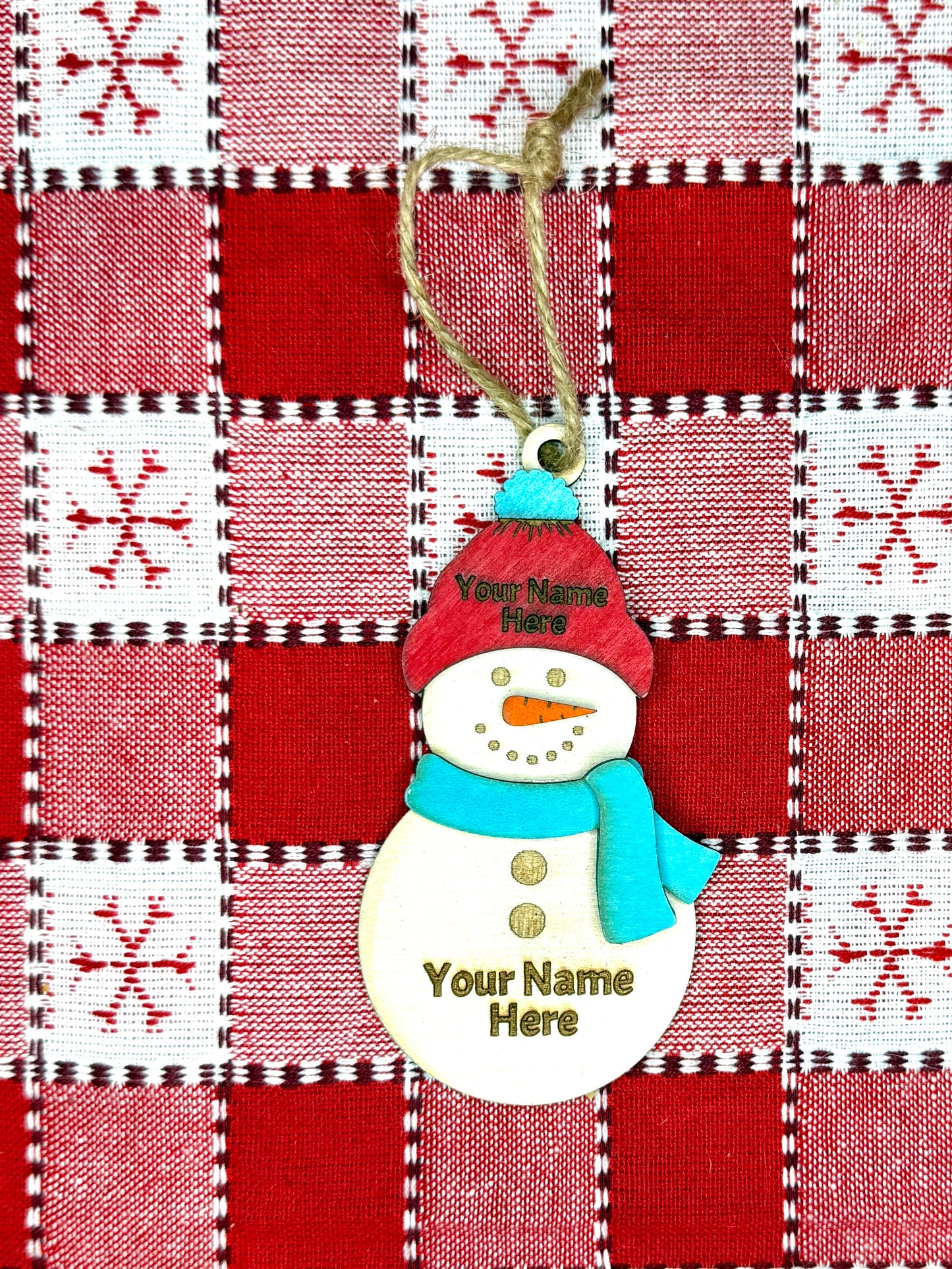 Custom Engraved Christmas Ornaments