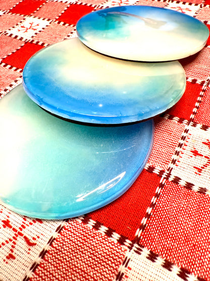 Resin Beach coasters set of 3