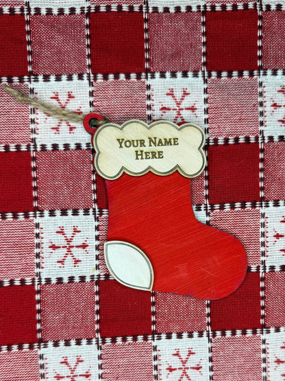 Custom Engraved Christmas Ornaments