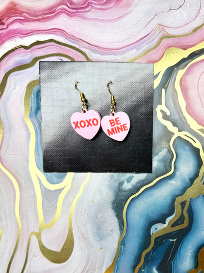 Valentines Day Heart Earrings