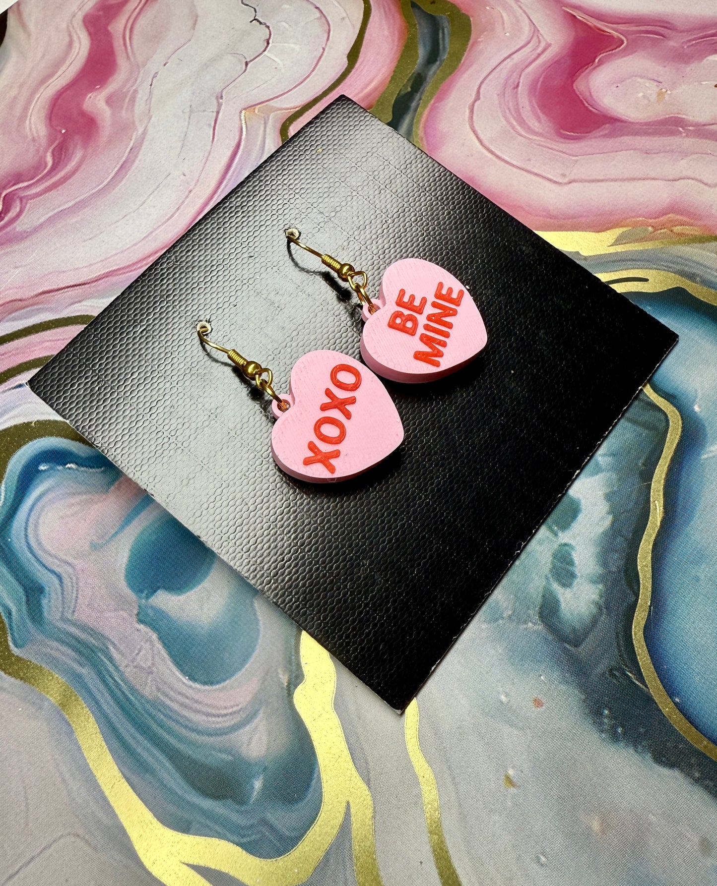 Valentines Day Heart Earrings