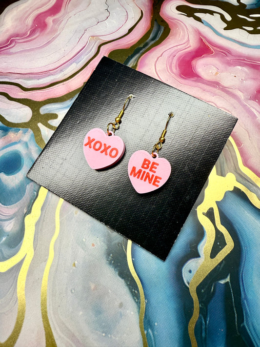 Valentines Day Heart Earrings