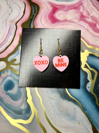 Valentines Day Heart Earrings