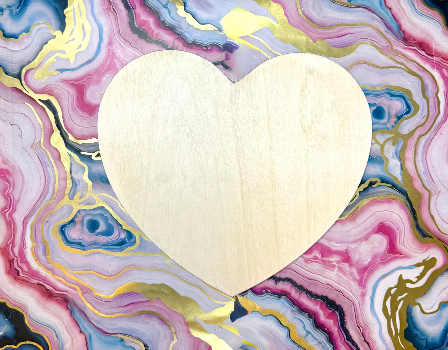 Custom Resin Valentine Heart