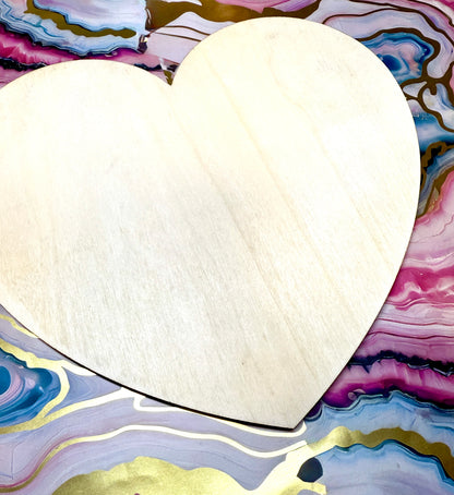 Custom Resin Valentine Heart