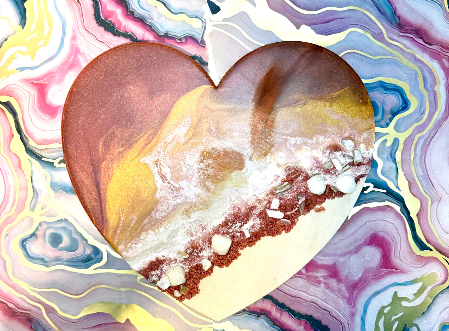 Custom Resin Valentine Heart