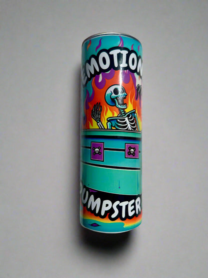 Emotional Dumpster Fire Stainless Steel 20oz Tumbler – Hilarious, Stylish Drinkware