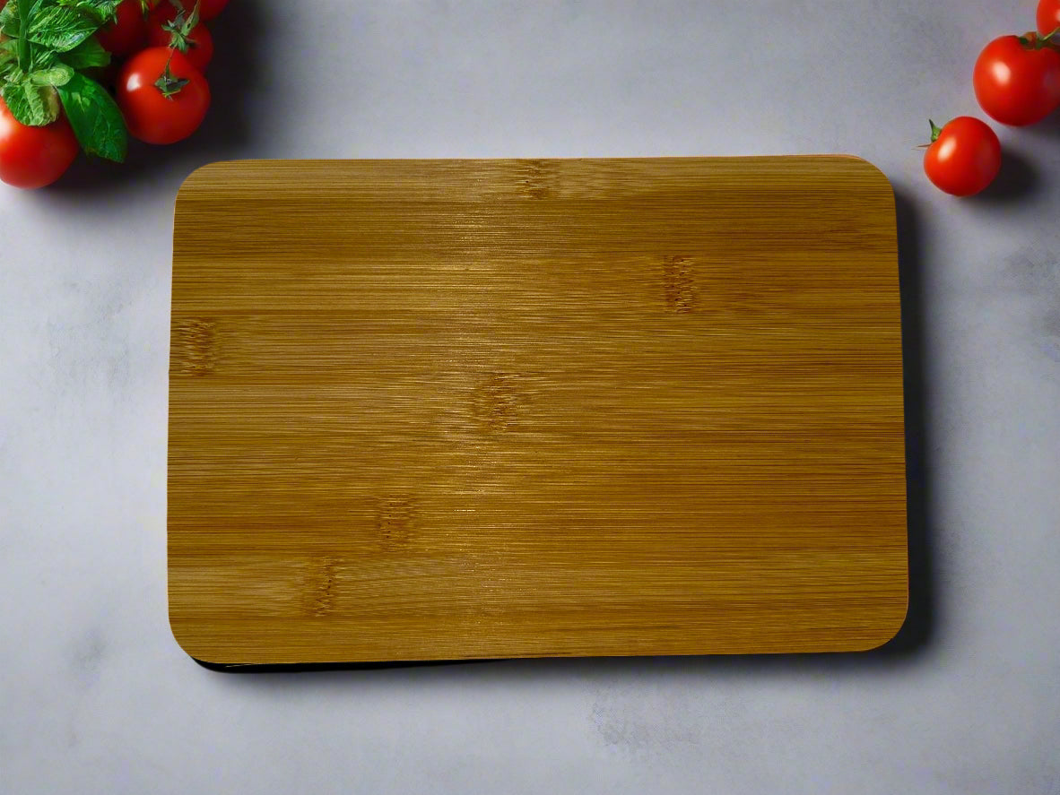 Personalized Bamboo Cutting Board – Custom Family Name & Year Established