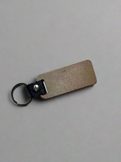 Personalized Wooden Keychain – Custom Engraved Text or Name