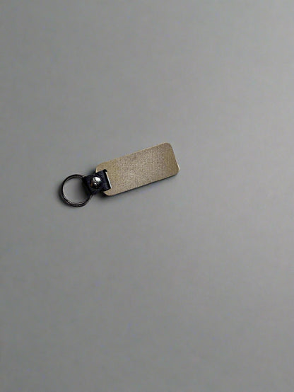 Personalized Wooden Keychain – Custom Engraved Text or Name