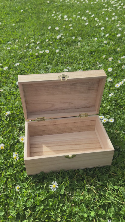Custom Engraved We Do Recover Wood Keepsake Box