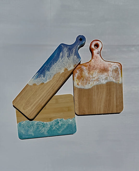 Custom Resin Cutting Board | Personalized Engraved Pine Board | Charcuterie Board |Custom Kitchen Gift | Handmade Kitchen Decor